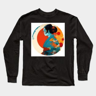 Surreal Geisha Long Sleeve T-Shirt